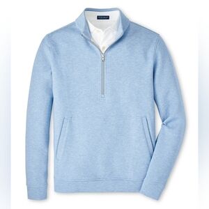 Peter Millar Crown Crafted  Men’s Angelite Winsome Half Zip XL Pullover $245